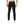 Load image into Gallery viewer, Black Polyester Casual Buttoned Trousers
