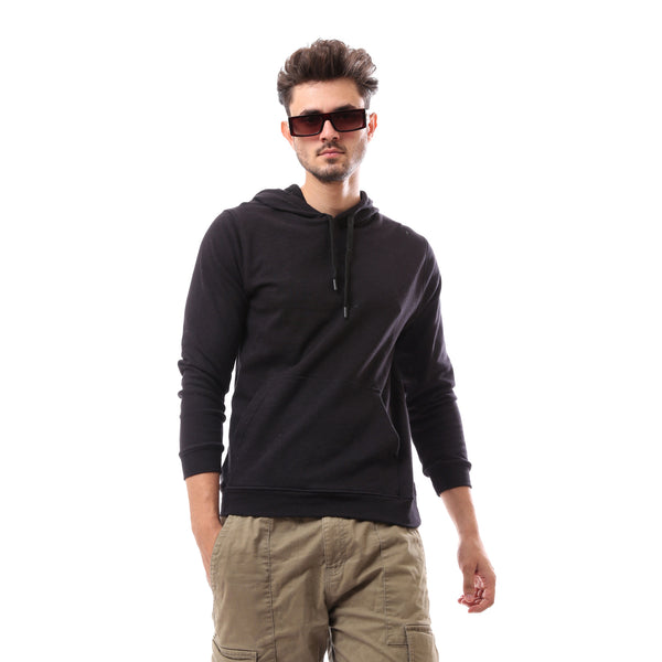 black_slip_on_solid_comfy_hoodie