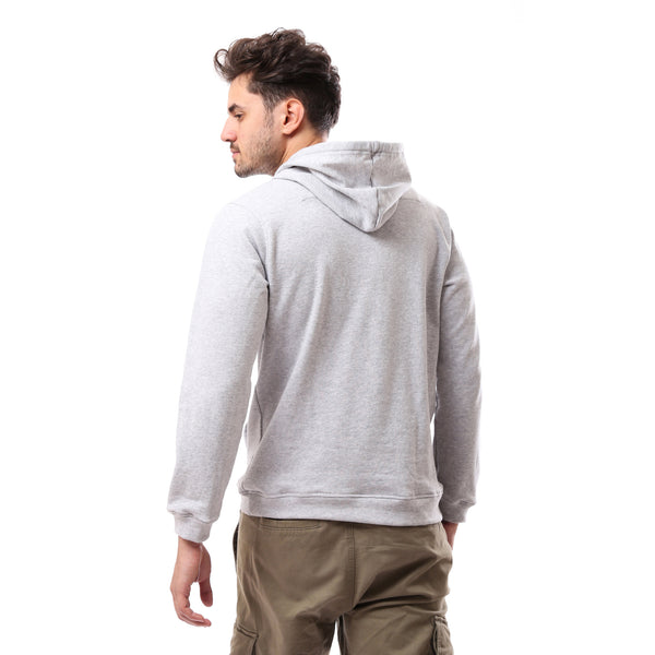 Heather Light Grey Slip On Comfy Hoodie