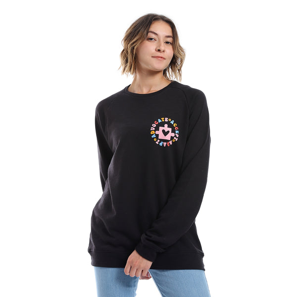 black_printed_loose_fitted_sweatshirt