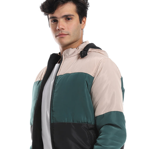 double_face_waterproof_black_bomber_jacket