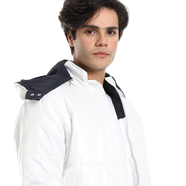 hooded_double_face_waterproof_jacket_-_white_-_navy_blue