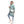 common_teal_plain_zipper_waterproof_puffer_jacket
