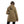 Load image into Gallery viewer, Zipper Closure Padded Balmacaan Jacket - Khaki Brown
