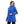 Load image into Gallery viewer, Zipper Closure Padded Balmacaan Jacket - Royal Blue
