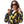 Load image into Gallery viewer, Black Fly Zipper &quot;Duck&quot; Printed Jacket
