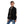 تحميل الصورة في عارض المعرض ، Long Sleeves Zipper Closure Boys Sweatshirt - Black &amp; Beige
