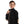 Load image into Gallery viewer, Long Sleeves Zipper Closure Boys Sweatshirt - Black &amp; Beige
