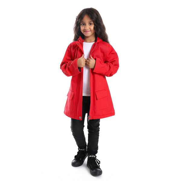 hoodie_neck_hidden_zipper_closure_girls_jacket_-_red