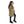 Load image into Gallery viewer, Hoodie Neck Hidden Zipper Closure Girls Jacket - Dark Beige
