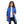 Load image into Gallery viewer, Hoodie Neck Hidden Zipper Closure Girls Jacket - Royal Blue
