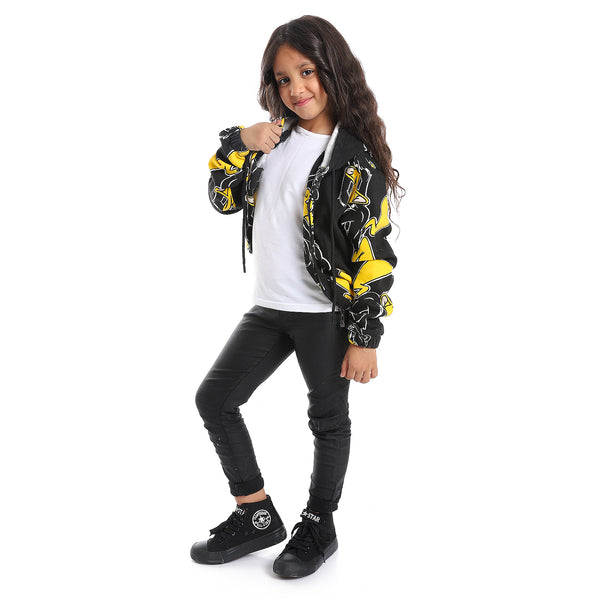 black_comfy_printed_jacket_with_drawstrings