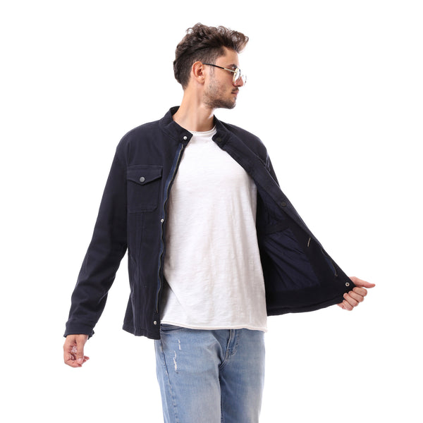 navy-blue-buttoned-mandarin-collar-jacket
