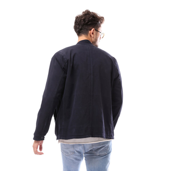 navy-blue-buttoned-mandarin-collar-jacket