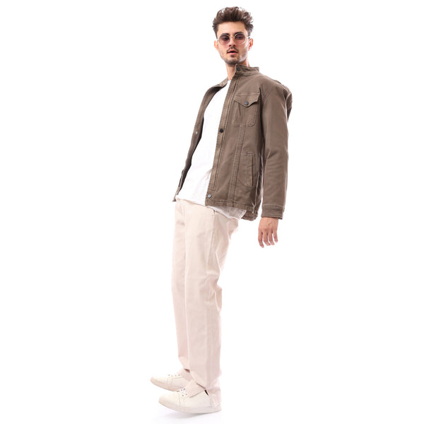 buttoned_cafe_brown_polyester_jacket