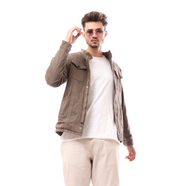 buttoned_cafe_brown_polyester_jacket