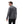 Load image into Gallery viewer, Polyester Grey Mandarin Collar Buttoned Jacket

