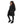 Load image into Gallery viewer, Zipper Closure Long Sleeves Girls Jacket - Black
