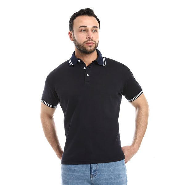 navy_blue_hips_length_pique_patterned_polo_shirt