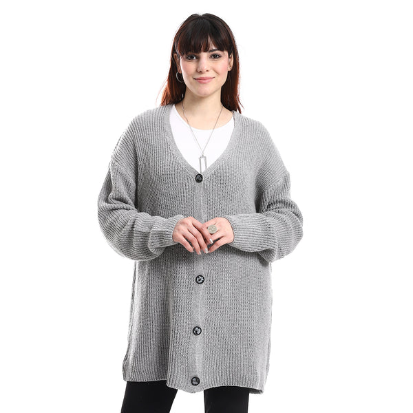 buttons_down_closure_v-neck_knitted_cardigan_-_light_grey