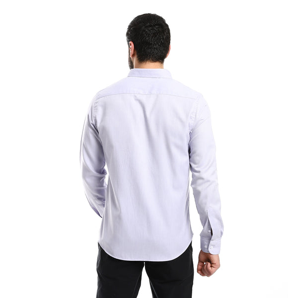 pale_pastel_purple_turn_down_collar_shirt