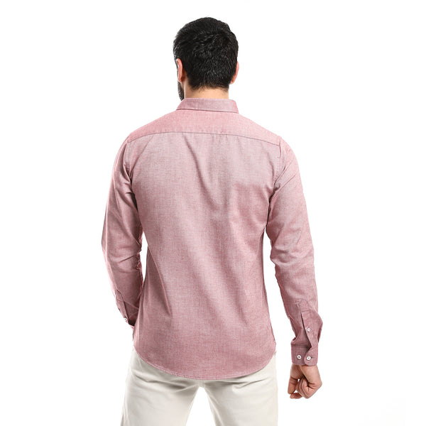 casual_heather_burgundy_long_sleeves_shirt