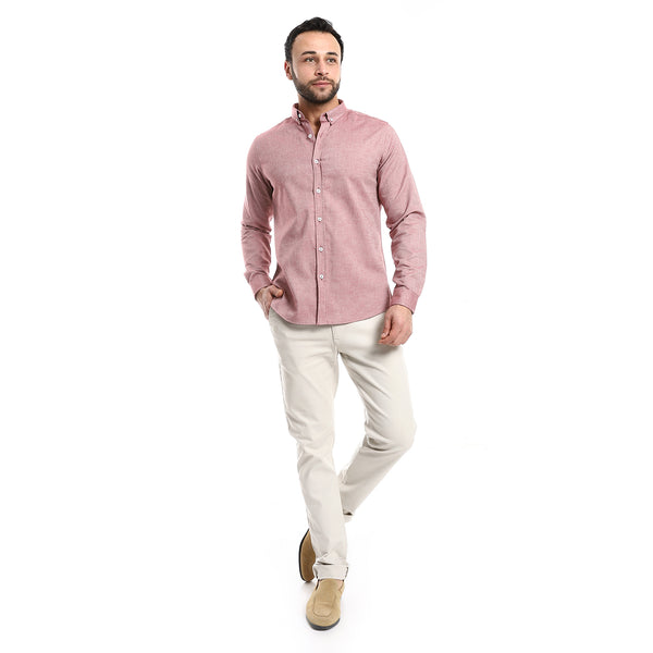 casual_heather_burgundy_long_sleeves_shirt