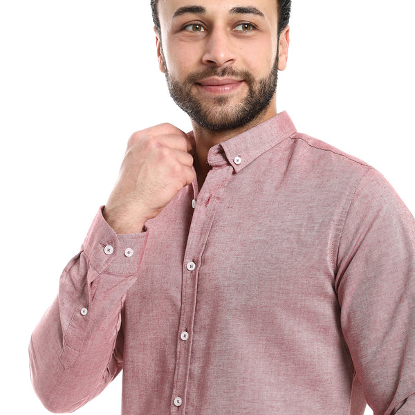 casual_heather_burgundy_long_sleeves_shirt