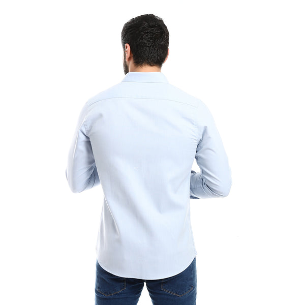 sky_blue_turn_down_collar_essential_shirt