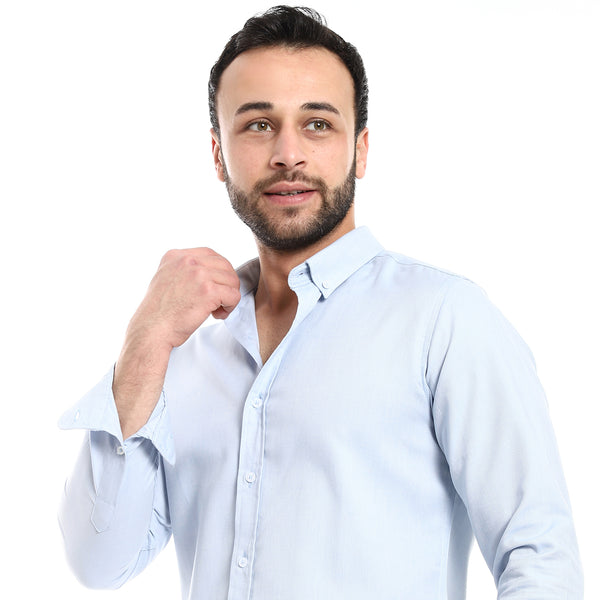 sky_blue_turn_down_collar_essential_shirt