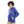 Load image into Gallery viewer, &quot;BIG GAME&quot; Printed Pattern Slip On Boys Hoodie - Royal Blue
