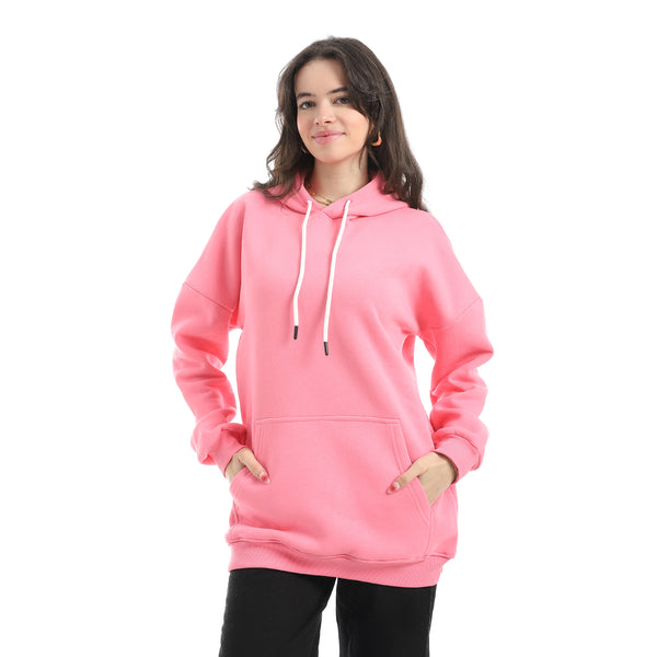 rose_fleeced_plain_hoodie
