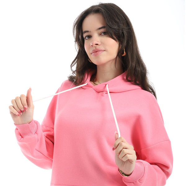rose_fleeced_plain_hoodie