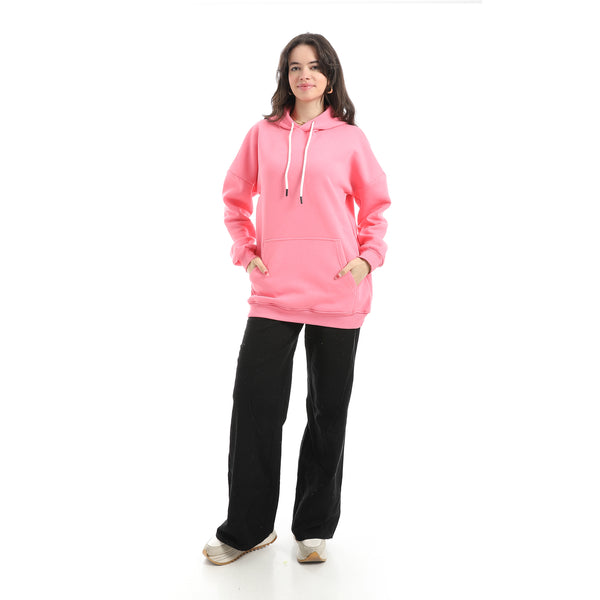 rose_fleeced_plain_hoodie