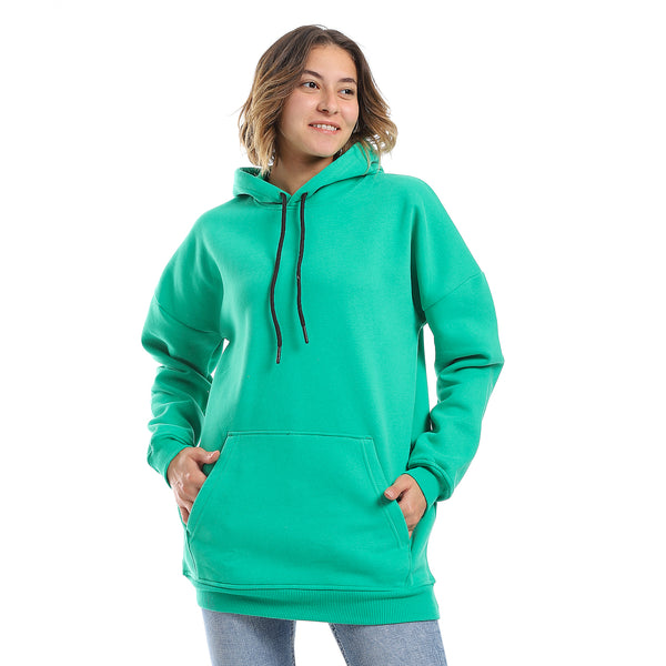 emerald_green_fleeced_plain_hoodie