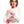 Load image into Gallery viewer, Hot Pink &amp; White Ribbed Cuff Plain Pullover
