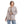 Chervon Self Pattern French Beige & White Zipper Sweater