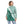 Load image into Gallery viewer, White &amp; Emerald Green Multi-Self Pattern Pullover

