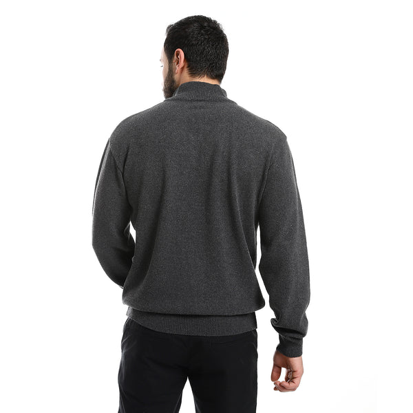 zipper_collar_long_sleeves_sweater_-_heather_charcoal