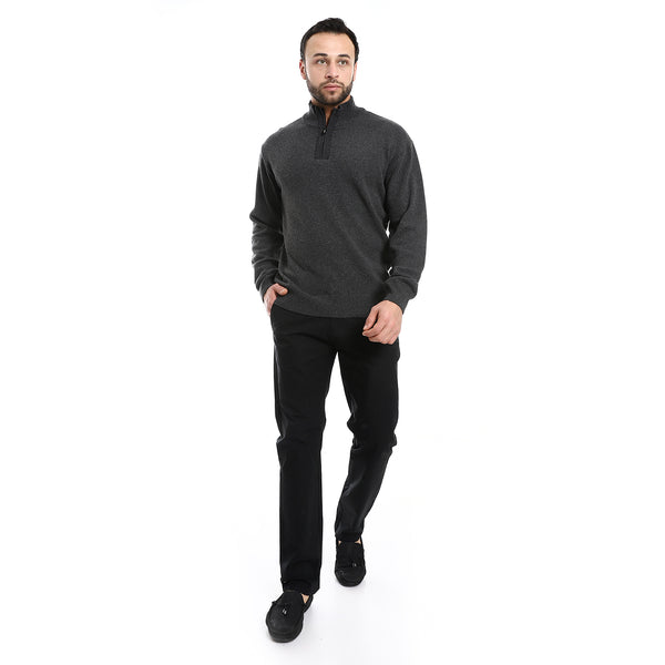 zipper_collar_long_sleeves_sweater_-_heather_charcoal
