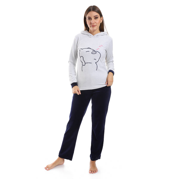 cloud_grey_-_navy_blue_stitched_hooded_pajama_set