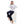 Load image into Gallery viewer, Cloud Grey &amp; Navy Blue Stitched Hooded Pajama Set
