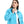 Load image into Gallery viewer, Inner Fur Lined Gabardine Sky Blue Casual Jacket
