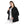 تحميل الصورة في عارض المعرض ، Winter Essential Fur Lined Plain Casual Jacket - Black
