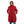 Load image into Gallery viewer, Cherry Red Plain Zipper Waterproof Puffer Jacket
