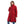 Load image into Gallery viewer, Cherry Red Plain Zipper Waterproof Puffer Jacket
