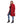 cherry_red_plain_zipper_waterproof_puffer_jacket