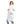 Load image into Gallery viewer, White Plain Zipper Waterproof Puffer Jacket
