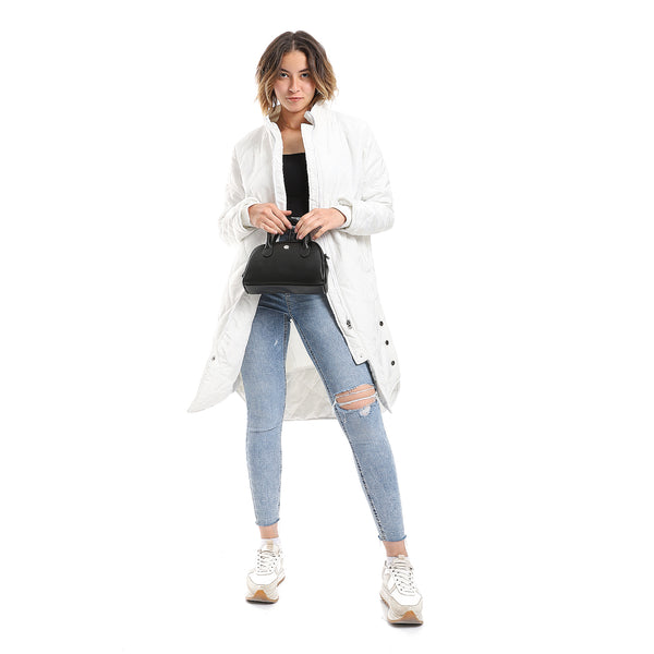 white_plain_zipper_waterproof_puffer_jacket