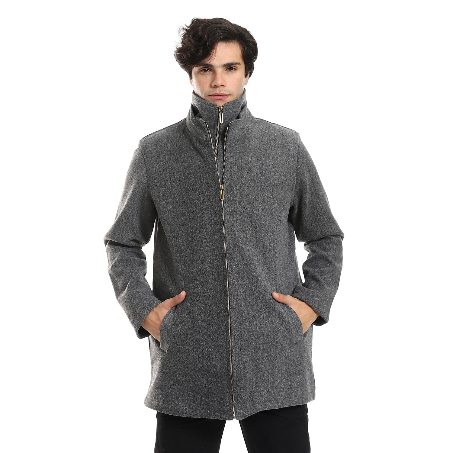 Andoraeg multi_zippers_high_neck_gokh_jacket_-_heather_grey – Andora